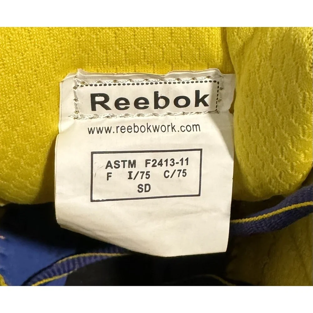 Reebok Womens Arion Oxford Composite Toe Work Shoe RB457 Purple Size 6 W Read**